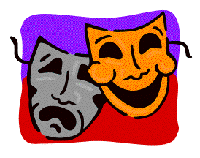 theatrical masks